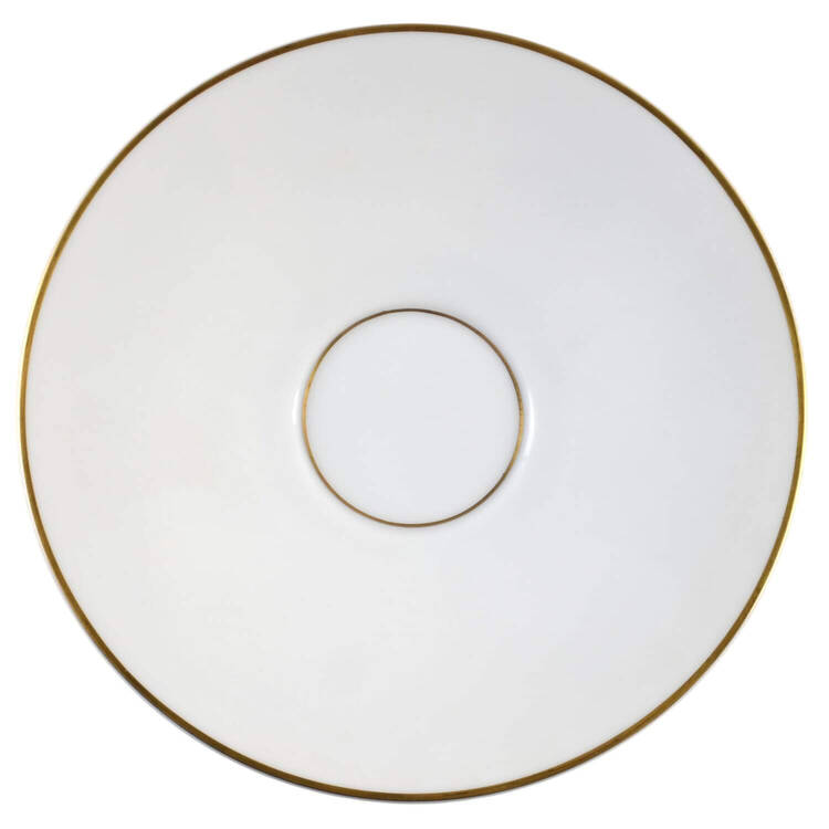 Gold Band (Bettina, White) Saucer