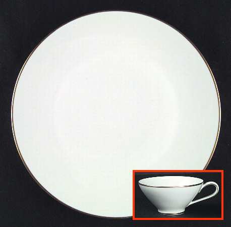 Gold Band (Bettina, White) by Rosenthal - Continental