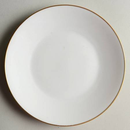 Gold Band (Bettina, White) Bread & Butter Plate