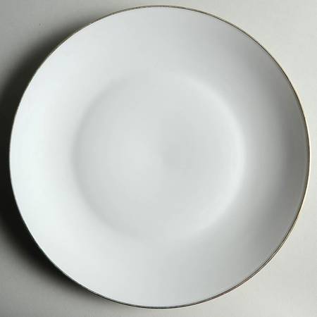 Gold Band (Bettina, White) 11" Chop Plate (Round Platter)