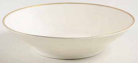 Gold Band (Bettina, Ivory) Fruit/Dessert (Sauce) Bowl