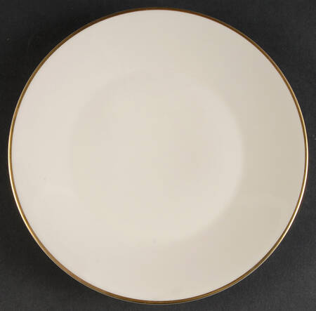 Gold Band (Bettina, Ivory) Salad Plate