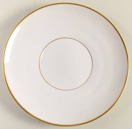 Gold Band (Rhythm) Saucer for Cream Soup/Cereal Bowl
