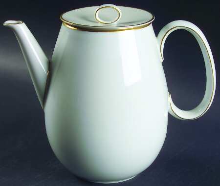 Gold Band (Rhythm) Coffee Pot & Lid