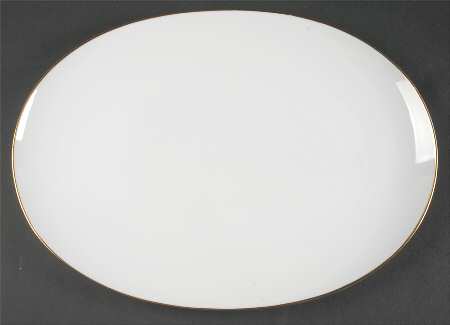 Gold Band (Rhythm) 15" Oval Serving Platter