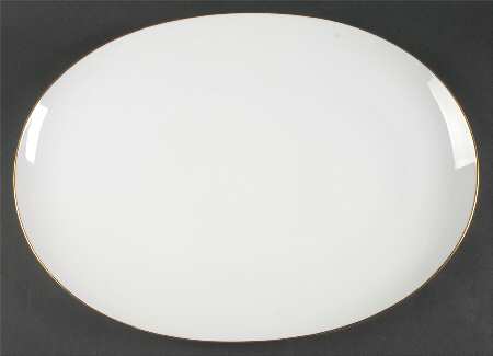 Gold Band (Rhythm) 16" Oval Serving Platter