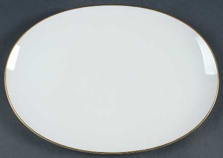 Gold Band (Rhythm) 13" Oval Serving Platter