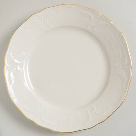 Gold Band (Sanssouci, White) Salad/Dessert Plate