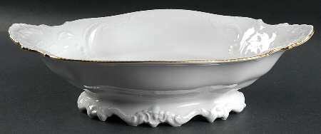 Gold Band (Sanssouci, White) Centerpiece