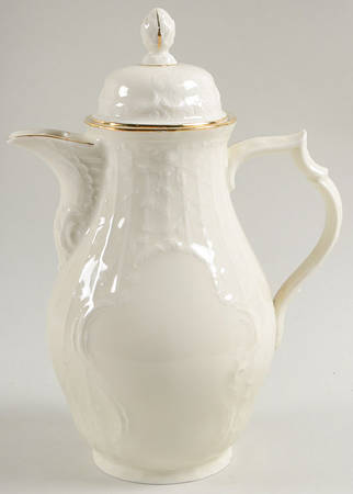Gold Band (Sanssouci, Ivory) Coffee Pot & Lid