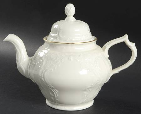 Gold Band (Sanssouci, Ivory) Teapot & Lid