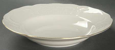 Gold Band (Sanssouci, Ivory) Rim Soup Bowl