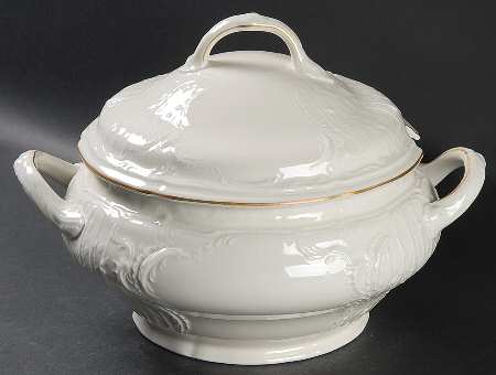 Gold Band (Sanssouci, Ivory) Tureen & Lid