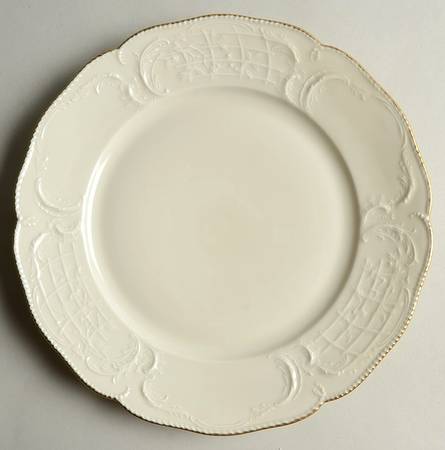 Gold Band (Sanssouci, Ivory) Luncheon Plate