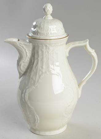 Gold Band (Sanssouci, Ivory) Coffee Pot & Lid