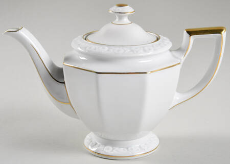 Gold Band (Maria, Thin Gold Band) Small Teapot & Lid
