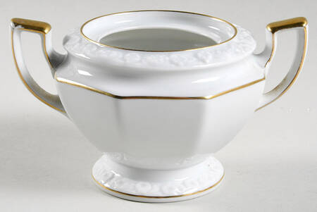 Gold Band (Maria, Thin Gold Band) Sugar Bowl No Lid