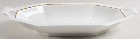 Gold Band (Maria, Thin Gold Band) Bread Tray