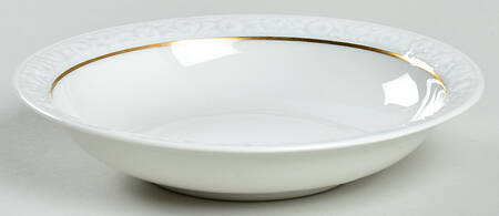 Gold Band (Maria, Thin Gold Band) Rim Cereal Bowl