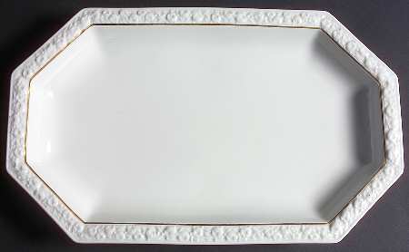 Gold Band (Maria, Thin Gold Band) 15" Oval Serving Platter