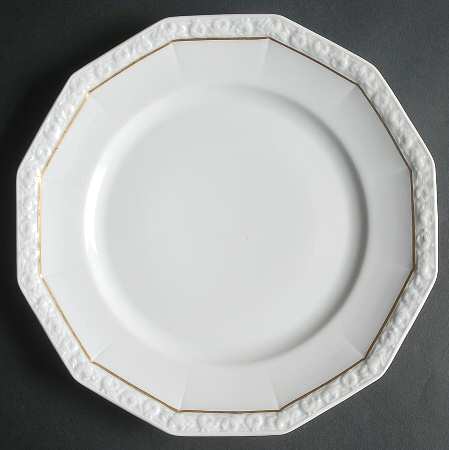 Gold Band (Maria, Thin Gold Band) Dinner Plate