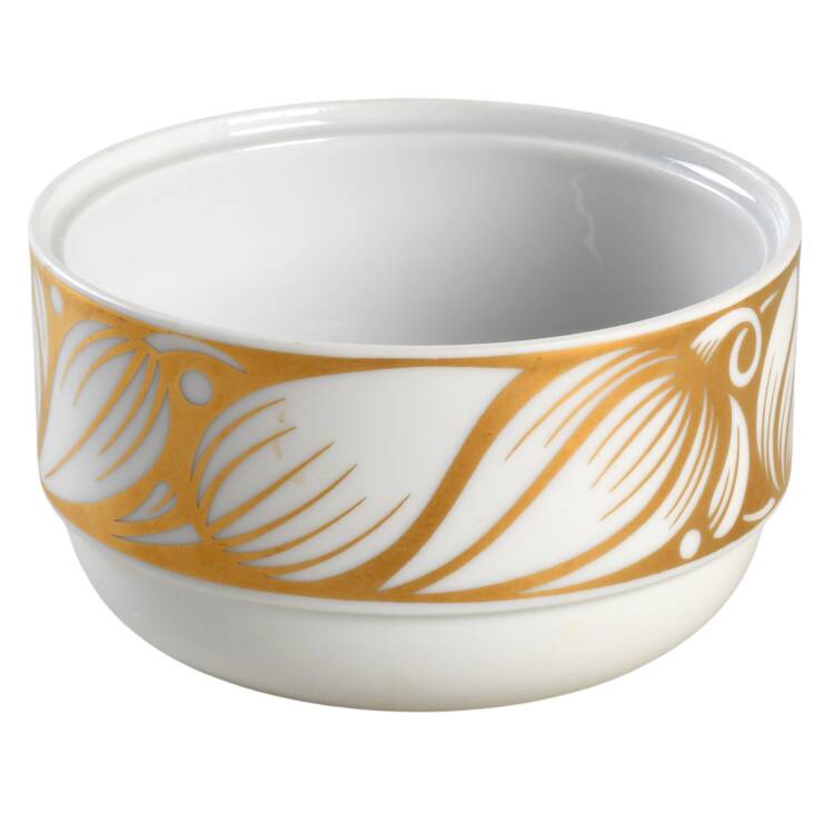 Golden Bloom Sugar Bowl No Lid