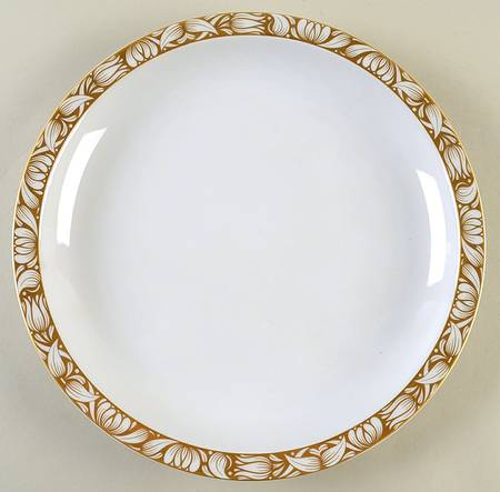Golden Bloom 12" Chop Plate (Round Platter)