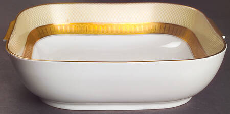 Golden Grail 9" Square Vegetable Bowl