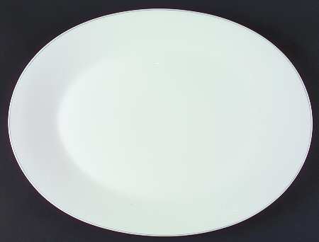 Goldfond Blue 17" Oval Serving Platter