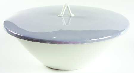 Goldfond Blue Round Covered Vegetable-Uses RV9 as Base+CVLRV9