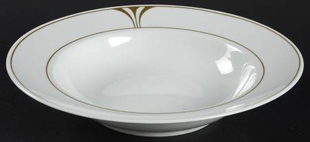 Gold (Donatello) Rim Soup Bowl