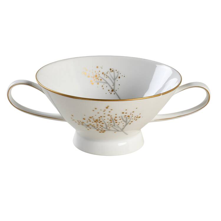 Goldzweig Footed Cream Soup Bowl
