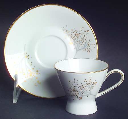 Goldzweig Footed Demitasse Cup & Saucer Set