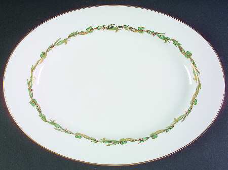 Goldcrest Emerald 14" Oval Serving Platter