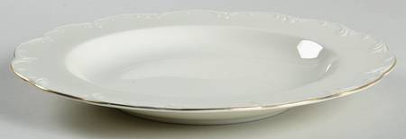 Gold Line Large Rim Soup Bowl