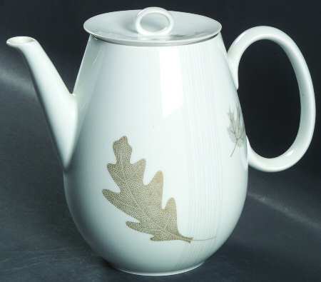 Golden Oak Coffee Pot & Lid