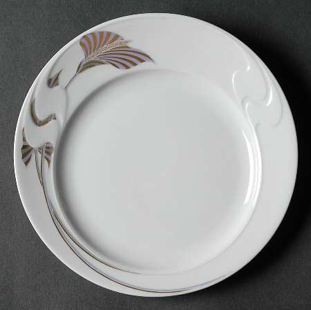 Golden Orchid Bread & Butter Plate