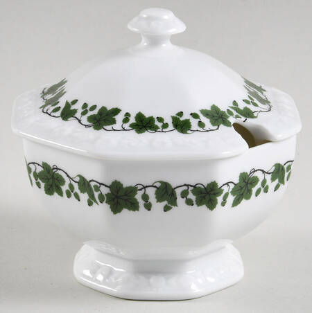 Gooseberry Mini Sugar Bowl & Lid