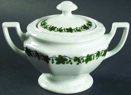 Gooseberry Sugar Bowl & Lid