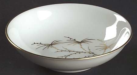 Golden Palm (White, Coupe) Fruit/Dessert (Sauce) Bowl