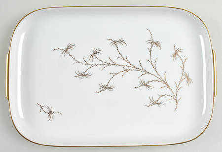Golden Palm 15" Square Serving Platter