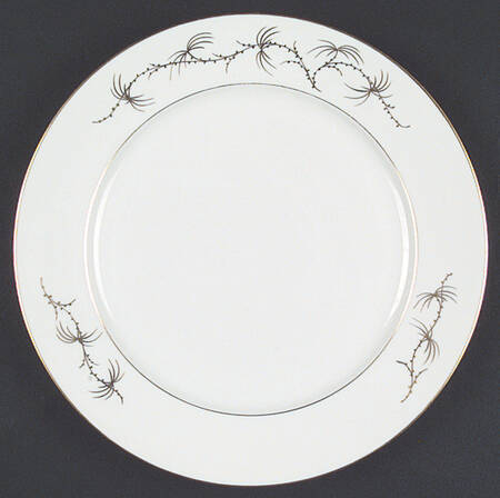 Golden Palm Dinner Plate