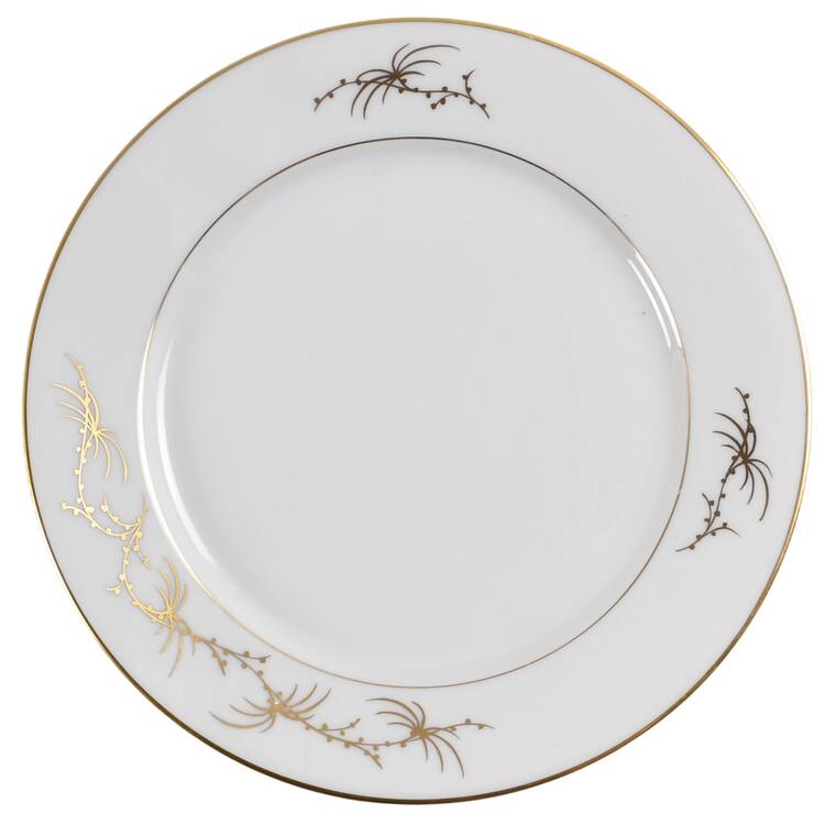 Golden Palm Salad Plate