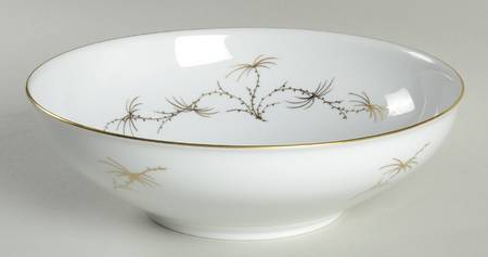 Golden Palm 9" Salad Serving Bowl
