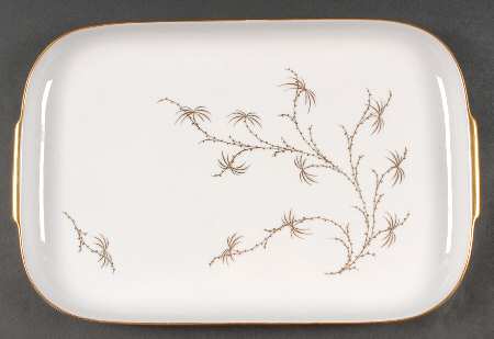 Golden Palm 14" Oval Serving Platter