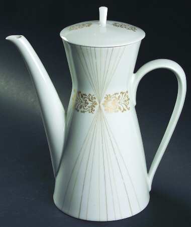 Golden Radiance Coffee Pot & Lid