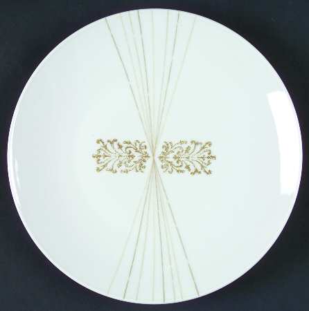 Golden Radiance Salad Plate