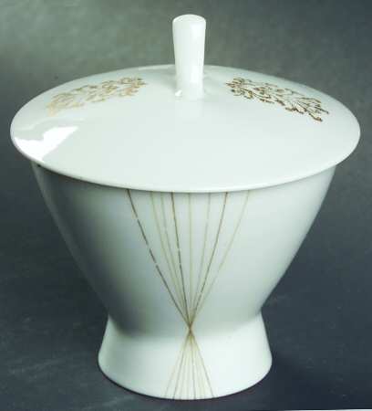 Golden Radiance Sugar Bowl & Lid