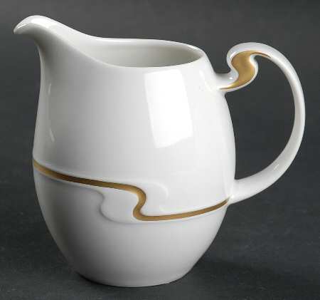 Gold Ribbon Creamer