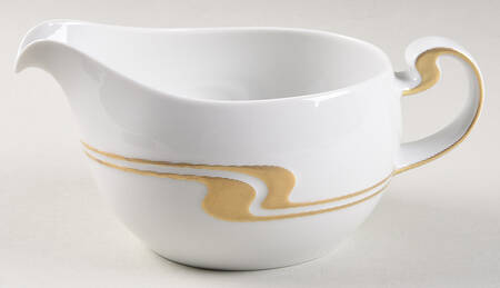Gold Structure Gravy Boat